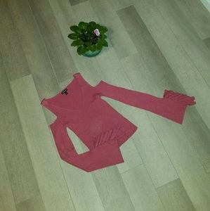 Cold Shoulder Express Sweater